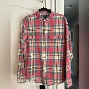 JCrew flannel shirt.
